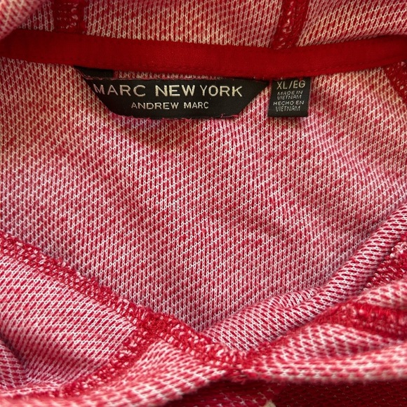 MARC NEW YORK Red Hooded Swim Cover-Up SIZE XL - Picture 4 of 8